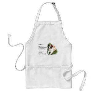 Saint Bernard Art Gifts Standard Apron