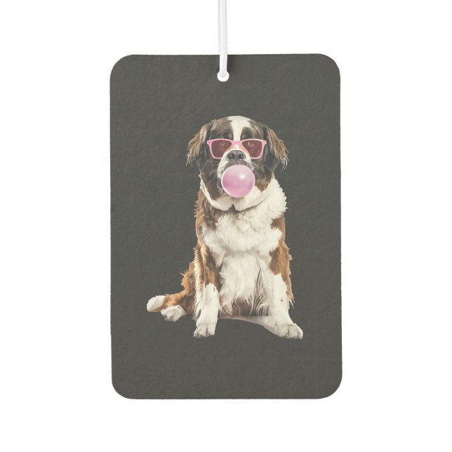 Saint Bernard Car Air Freshener (Front)