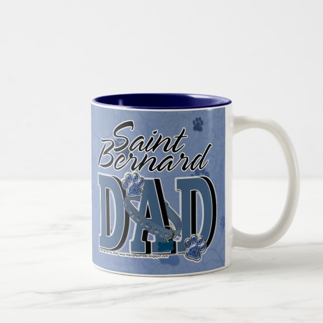 Saint Bernard DAD Two-Tone Coffee Mug (Right)