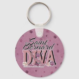 Saint Bernard DIVA Key Ring