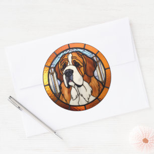 Saint Bernard Dog Sticker