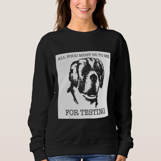 Saint Bernard dog Sweatshirt (Front)