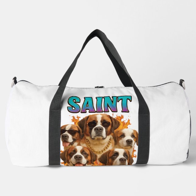 Saint Bernard  Duffle Bag (Front)
