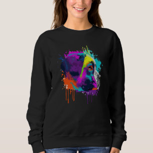 Saint Bernard For Dog Colorful Sweatshirt