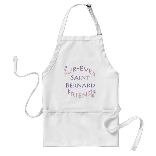 Saint Bernard Furever Friend Standard Apron (Front)