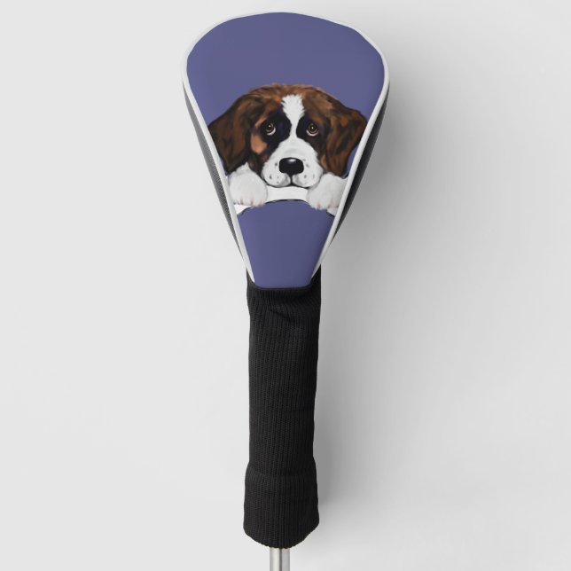 Saint Bernard  Golf Head Cover (Front)