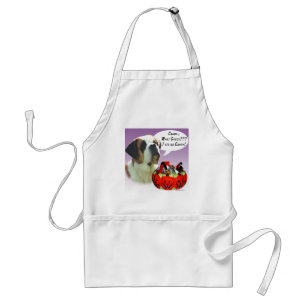 Saint Bernard Halloween Candy Standard Apron