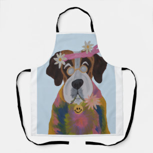 Saint Bernard Hippie Apron