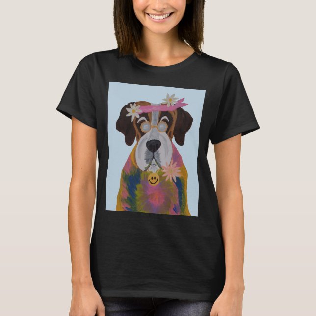 Saint Bernard Hippie T-Shirt (Front)