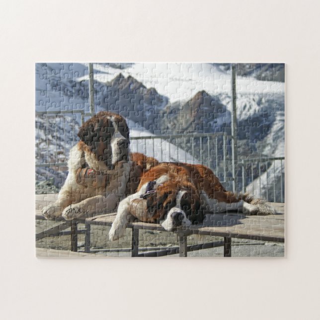 Saint Bernard Jigsaw Puzzle (Horizontal)