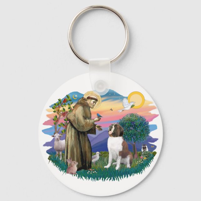 Saint Bernard Key Ring (Front)