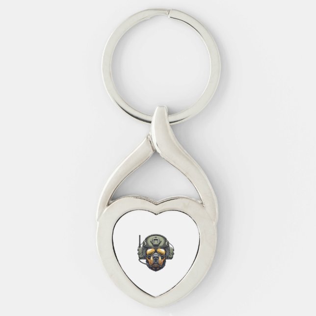 Saint Bernard  Key Ring (Front)