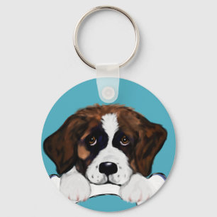 Saint Bernard Key Ring