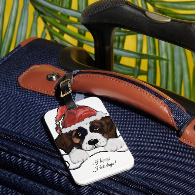 Saint Bernard  Luggage Tag (Front Insitu 1)