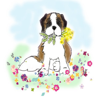 Saint Bernard Mother's Day Mug