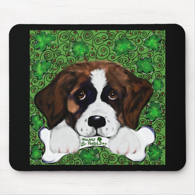 Saint Bernard Mouse Pad (Front)