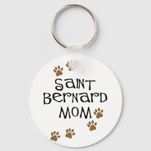 Saint Bernard Mum Key Ring