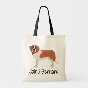 Saint Bernard Mum Puppy Dad Dog Rescue Puppies Tote Bag