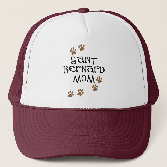 Saint Bernard Mum Trucker Hat (Front)