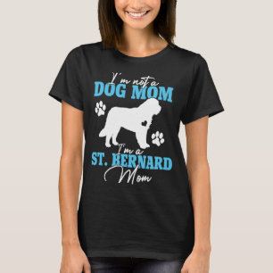 Saint Bernard Mum Women for Dog Cute Dog Mum T-Shirt