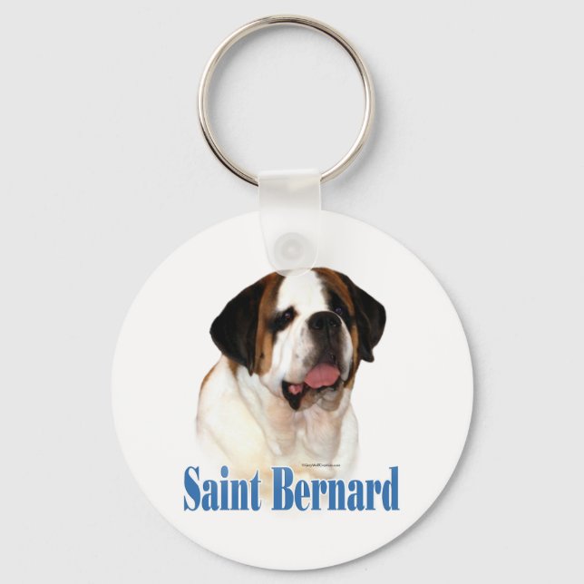 Saint Bernard Name Key Ring (Front)