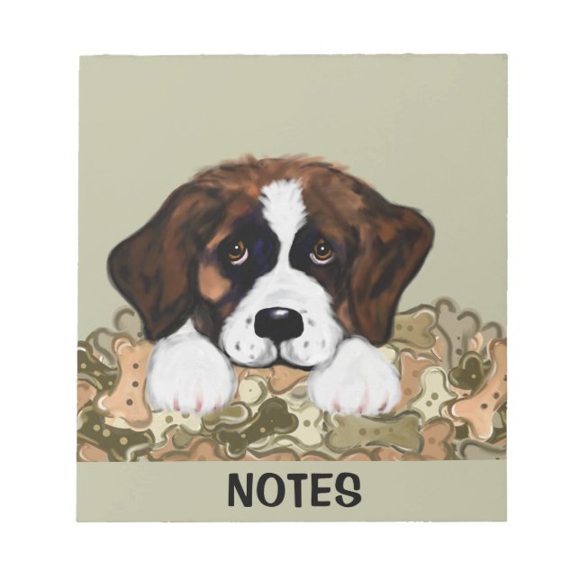 Saint Bernard Notepad (Front)