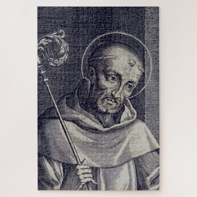 Saint Bernard of Clairvaux Jigsaw Puzzle (Vertical)