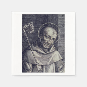 Saint Bernard of Clairvaux Napkin