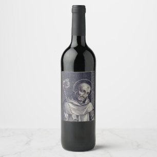 Saint Bernard of Clairvaux Wine Label