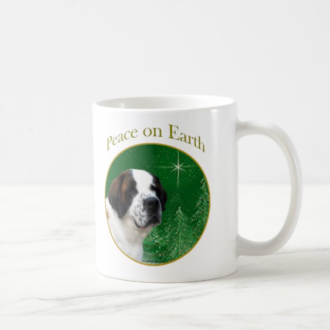 Saint Bernard Peace Coffee Mug (Right)