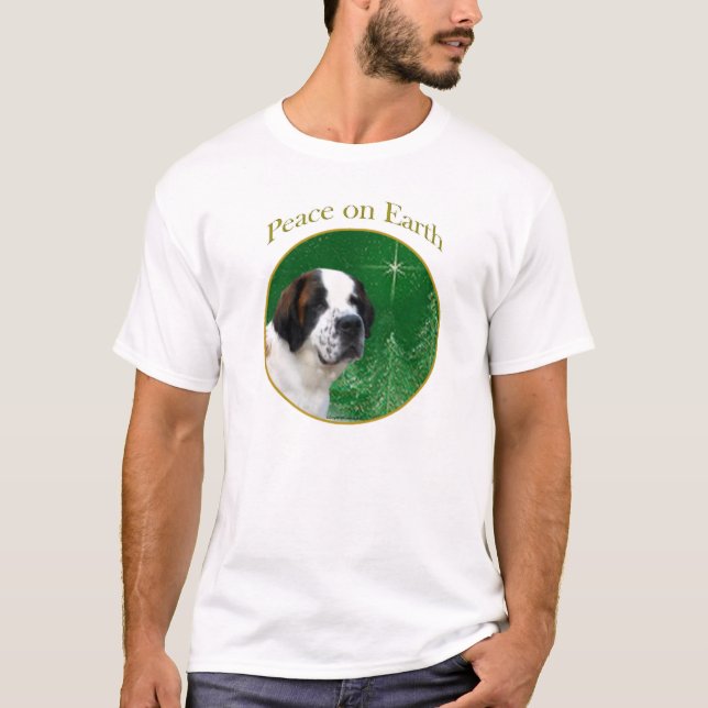 Saint Bernard Peace T-Shirt (Front)