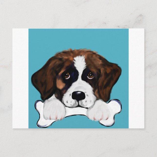 Saint Bernard Postcard (Front)