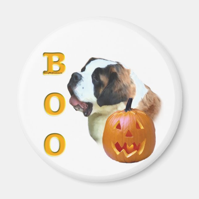 Saint Bernard (Rough) Boo Magnet (Front)