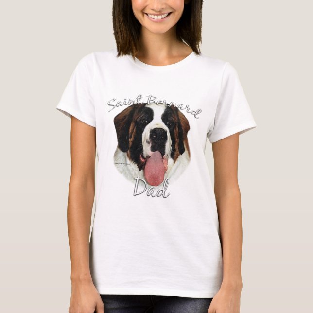 Saint Bernard (rough) Dad 2 T-Shirt (Front)