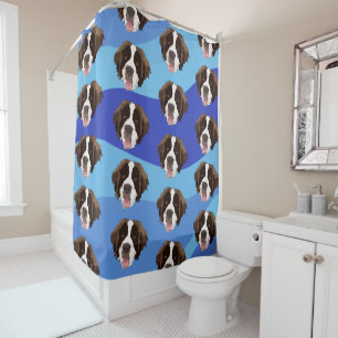Saint Bernard Shower Curtain