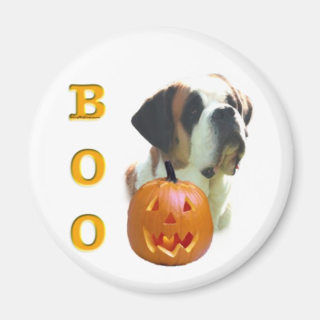 Saint Bernard (smooth) Boo Magnet (Front)
