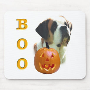 Saint Bernard (smooth) Boo Mouse Pad