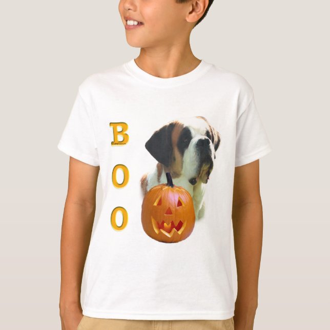 Saint Bernard (smooth) Boo T-Shirt (Front)