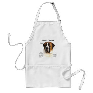 Saint Bernard (smooth) History Design Standard Apron