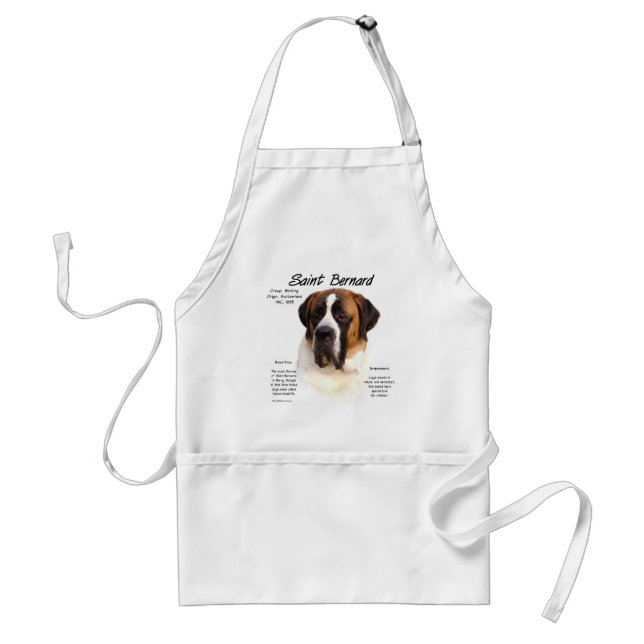 Saint Bernard (smooth) History Design Standard Apron (Front)