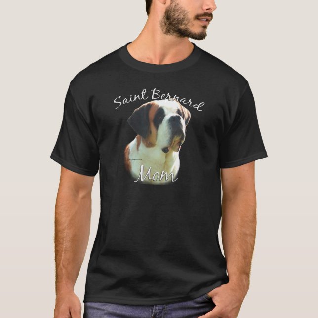 Saint Bernard (smooth) Mum 2 T-Shirt (Front)