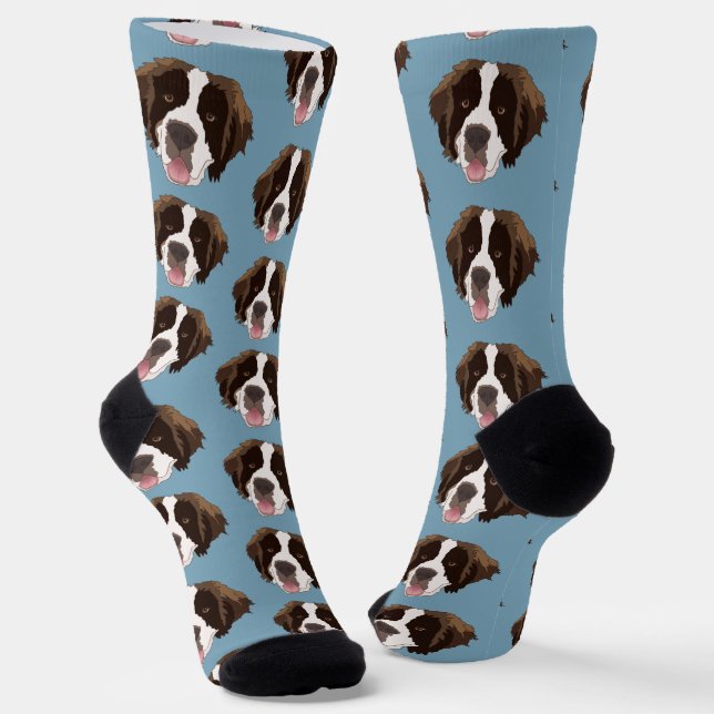 Saint Bernard Socks (Angled)