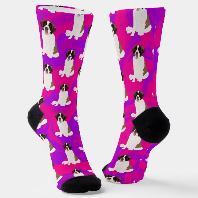 Saint Bernard Socks (Angled)