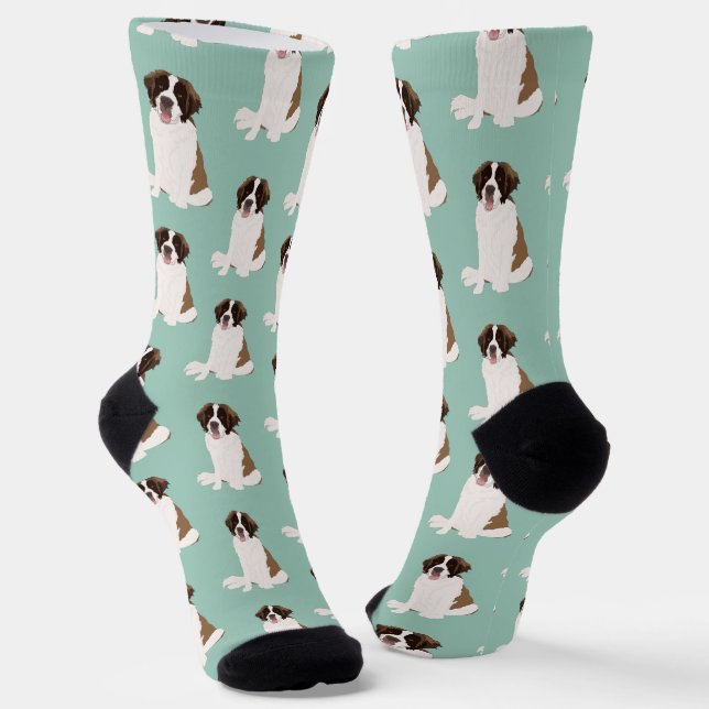 Saint Bernard Socks (Angled)