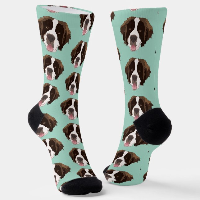 Saint Bernard Socks (Angled)