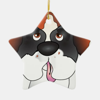 Saint Bernard Star Ornament