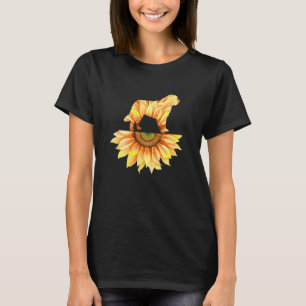 Saint Bernard Sunflower Women T-Shirt