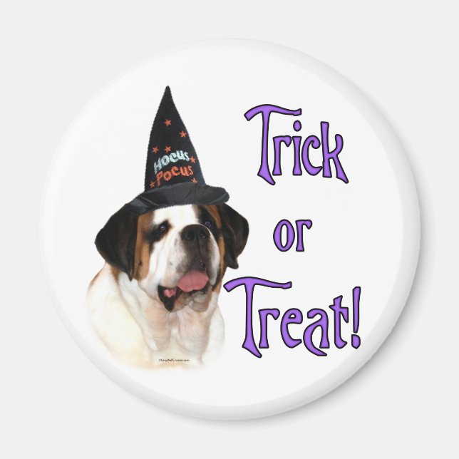 Saint Bernard Trick Magnet (Front)