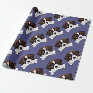 Saint Bernard Wrapping Paper