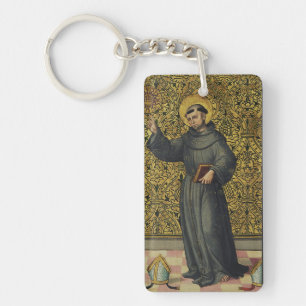 Saint Bernardino of Siena Key Ring